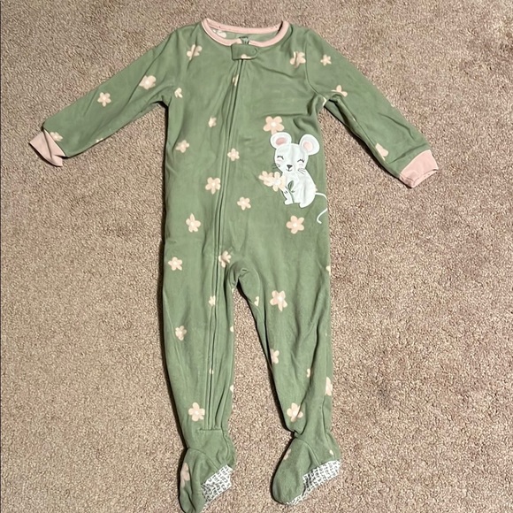 Toddler Fleece Footy Pajamas - Picture 1 of 4
